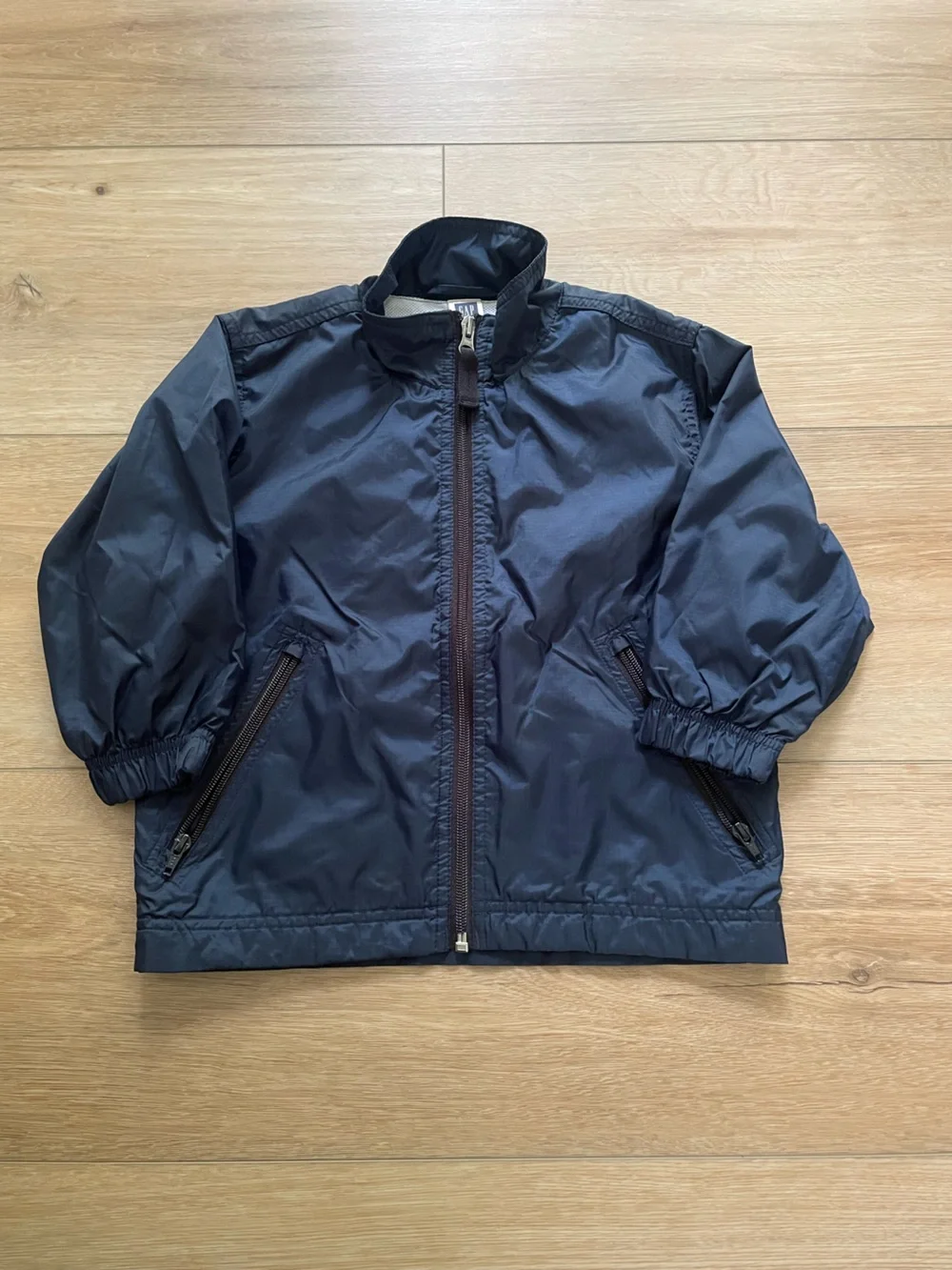 GAP Kids Navy Windbreaker Zip Jacket, Kids XXS (3T,) #0126